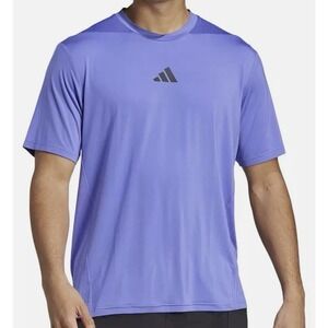 NEW mens adidas designed for training intesity t shirt brand Large Purple